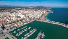 Vista aérea de Vinaròs, en Castellón.