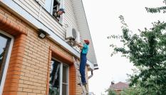 Imagen de archivo de una instalación de aire acondicionado.