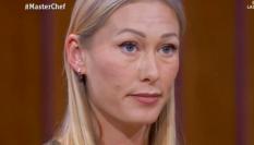 Tamara anunciando que abandona 'MasterChef'