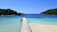 Ksamil es una de las playas más populares de Albania.