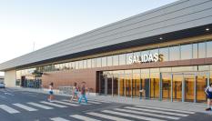 Puerta de entrada del Aeropuerto de Badajoz