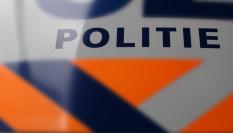 Imagen de archivo del logo de la Policía neerlandesa, en uno de sus coches patrulla.