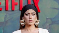 María León, en el estreno de 'El caso Asunta' el 25 de abril de 2024 en Madrid.