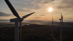 Molinos de viento en Galicia