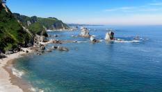 Playas de Asturias con el distintivo de bandera azul en 2024