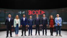 Los candidatos a la presidencia de la Generalitat este 12M, en el debate de TV3