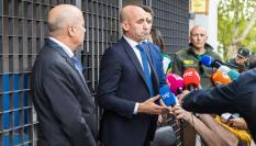 Luis Rubiales, a la salida del juzgado