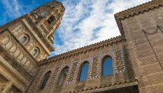 Torre de la iglesia de Nuestra Señora de la Asunción, en Utebo (Zaragoza).
