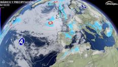 Mapa de previsión de Eltiempo.es