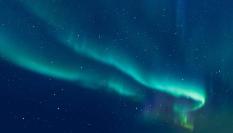 Aurora boreal vista desde Noruega