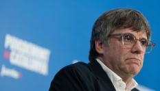 Carles Puigdemont, pensativo durante un evento