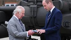 Carlos III y el príncipe Guillermo, el lunes 13 de mayo de 2024.