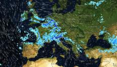 Mapa de previsión de Meteored