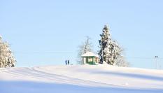 Una estación de esquí