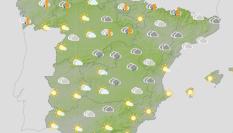 Mapa de AEMET para el fin de semana