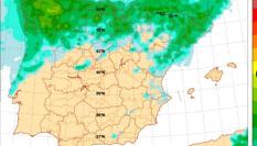 Mapa de AEMET para este sábado 17 de mayo