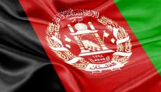 Bandera de Afganistán.