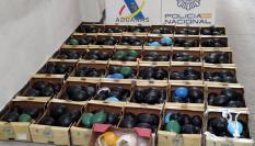 Intervienen en Portugal y España 1.000 kilos de cocaína ocultos en el interior de envases de zumos y melones sin pulpa.