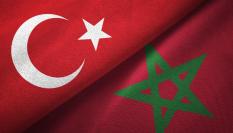 Imagen con las banderas de Turquía y Marruecos.
