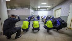 Imagen de un simulacro en Japón por la activación del sistema J-Alert similar al activado este lunes