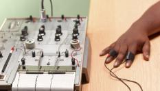 Imagen de archivo de una prueba del polígrafo.