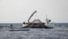 Pesca de la almadraba en aguas del Mediterráneo en Murcia.