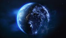 Ilustración del planeta Tierra.