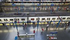 Imagen de archivo de una estación de Metro Madrid.