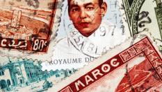 Imagen de archivo de sellos marroquíes.