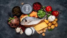 Algunos alimentos ricos en yodo.