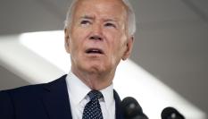 Joe Biden en un acto de su campaña para las presidenciales de noviembre en EEUU.