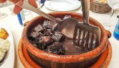 Un plato de lamprea.