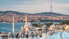 Imagen de archivo del 'skyline' de Estambul (Turquía).