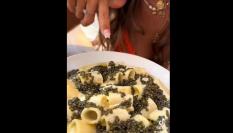 El plato de pasta publicado por @edurnityx en TikTok.