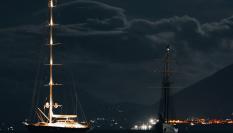 El Bayesian, el velero de lujo hundido durante un temporal en Sicilia, en el que viajaba el magnate británico Mike Lynch, su hija y otras personalidades del mundo de los negocios y la alta sociedad.