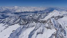 Imagen de archivo de una vista del Mont-Blanc.