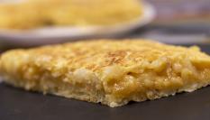 Tortilla de patata poco hecha.