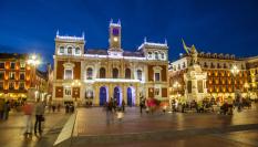 Imagen de archivo de la Plaza Mayor de Valladolid.