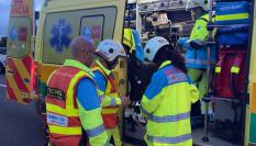 Muere una mujer en Madrid atropellada en extrañas circunstancias en una vía de servicio por un coche que se fuga.