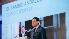 El presidente de la Junta de Andalucía, Juan Manuel Moreno Bonilla, en una imagen de archivo.