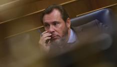 El ministro Óscar Puente, durante la sesión del control al Gobierno.