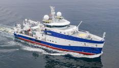 El Odón del Buen navega por la costa de Galicia.