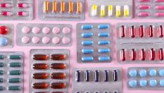 Imagen de archivo de medicamentos de distintos tipos.