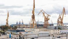 Imágenes de un astillero