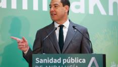 El presidente de la Junta de Andalucía, Juan Manuel Moreno Bonilla, en una imagen de archivo.