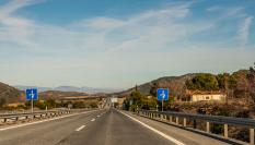 Autopista A-92 a su paso por la provincia de Granada.