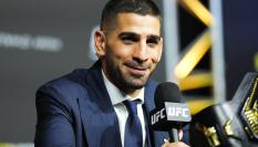 Ilia Topuria, en una rueda de prensa.