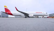 El nuevo Airbus A321XLR de Iberia.
