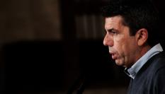 Carlos Mazón, en su comparecencia tras la reunión de urgencia del Consejo de Gobierno