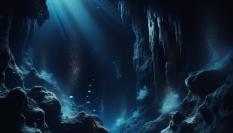 Reconstrucción de un océano subterráneo realizada con IA